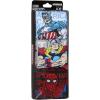 imageBioworld Marvel Comics Spiderman Captain America Thor Character 3Pack MidCalf Adult Superhero Crew Socks