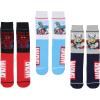 imageBioworld Marvel Comics Spiderman Captain America Thor Character 3Pack MidCalf Adult Superhero Crew Socks
