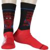 imageBioworld Marvel Comics Spiderman Captain America Thor Character 3Pack MidCalf Adult Superhero Crew Socks
