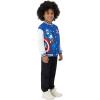 imageDisney Marvel Spider Man Bomber Jacket Toy Story Cars Mcqueen Varsity Cardigan Lightweight Coat Snap Button Sweatshirts 213YCaptain Americablue
