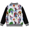 imageDisney Marvel Spider Man Bomber Jacket Toy Story Cars Mcqueen Varsity Cardigan Lightweight Coat Snap Button Sweatshirts 213YMarvel Avengersblack