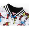 imageDisney Marvel Spider Man Bomber Jacket Toy Story Cars Mcqueen Varsity Cardigan Lightweight Coat Snap Button Sweatshirts 213YMarvel Avengersblack