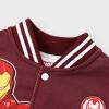 imageDisney Marvel Spider Man Bomber Jacket Toy Story Cars Mcqueen Varsity Cardigan Lightweight Coat Snap Button Sweatshirts 213YMarvel Iron Manburgundy