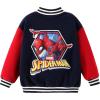 imageDisney Marvel Spider Man Bomber Jacket Toy Story Cars Mcqueen Varsity Cardigan Lightweight Coat Snap Button Sweatshirts 213YSpidermandeep Blue