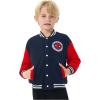 imageDisney Marvel Spider Man Bomber Jacket Toy Story Cars Mcqueen Varsity Cardigan Lightweight Coat Snap Button Sweatshirts 213YSpidermandeep Blue