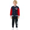imageDisney Marvel Spider Man Bomber Jacket Toy Story Cars Mcqueen Varsity Cardigan Lightweight Coat Snap Button Sweatshirts 213YSpidermandeep Blue