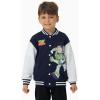 imageDisney Marvel Spider Man Bomber Jacket Toy Story Cars Mcqueen Varsity Cardigan Lightweight Coat Snap Button Sweatshirts 213YToy Buzz Lightyeardeep Blue