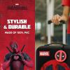 imageFUL Deadpool ampamp Wolverine 2Piece Suitcase ID Tag Set with Adjustable Straps Multi