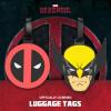 imageFUL Deadpool ampamp Wolverine 2Piece Suitcase ID Tag Set with Adjustable Straps Multi