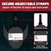 imageFUL Deadpool ampamp Wolverine 2Piece Suitcase ID Tag Set with Adjustable Straps Multi