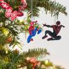 imageHallmark Keepsake Christmas Ornaments 2025 Marvel Spidey and His Amazing Friends Spin and GhostSpider Set of 2 Gifts for Marvel FansSpiderMan and Miles Morales
