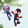 imageHallmark Keepsake Christmas Ornaments 2025 Marvel Spidey and His Amazing Friends Spin and GhostSpider Set of 2 Gifts for Marvel FansSpin and GhostSpider