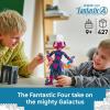 imageLEGO Marvel Fantastic Four vs Galactus Construction Figure  Super Hero Building Toy  4 Minifigures Including The Thing Invisible Woman and Human Torch  Gift for Kids Boys and Girls 9 76316