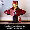 imageLEGO Marvel Iron Man MK4 Bust  Building Kit for Adults Ages 18  Includes Iron Man Minifigure  Collectible Model for Super Hero Fans  Gift for Men and Women  76327