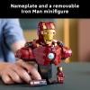 imageLEGO Marvel Iron Man MK4 Bust  Building Kit for Adults Ages 18  Includes Iron Man Minifigure  Collectible Model for Super Hero Fans  Gift for Men and Women  76327