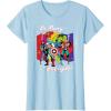 imageMarvel Avengers Christmas Holiday Retro Be Merry Be Bright TShirtBaby Blue