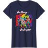 imageMarvel Avengers Christmas Holiday Retro Be Merry Be Bright TShirtNavy Blue