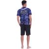 imageMarvel Avengers SpiderMan Thor Captain America Adult Tie Dye Pajama Shirt ampamp ShortsBlack  Purple