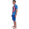 imageMarvel Avengers SpiderMan Thor Captain America Adult Tie Dye Pajama Shirt ampamp ShortsBlue