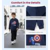 imageMarvel Avengers Spiderman Iron Man Captain America Venom Boy Girl Hoodie Graphic Sweatshirt Lightweight Cloth Pullover 29YCaptain Americadeep Blue