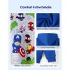 imageMarvel Avengers Spiderman Iron Man Captain America Venom Boy Girl Hoodie Graphic Sweatshirt Lightweight Cloth Pullover 29YMarvelblue