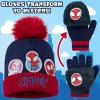 imageMarvel Boys Hat and Gloves Set for Boys Kids Winter Beanie Hat Cold Weather Accessories Set Avengers GiftsNavyRed Spidey 2 Pcs