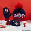 imageMarvel Boys Hat and Gloves Set for Boys Kids Winter Beanie Hat Cold Weather Accessories Set Avengers GiftsNavyRed Spidey 2 Pcs
