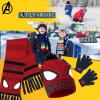 imageMarvel Boys Hat and Gloves Set for Boys Kids Winter Beanie Hat Cold Weather Accessories Set Avengers GiftsRed Spiderman 3 Pcs