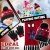imageMarvel Boys Hat and Gloves Set for Boys Kids Winter Beanie Hat Cold Weather Accessories Set Avengers GiftsRedBlack Spidey 3 Pcs