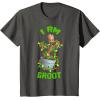 imageMarvel Christmas I Am Groot Cartoon TShirtAsphalt Grey