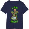 imageMarvel Christmas I Am Groot Cartoon TShirtNavy Blue