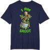 imageMarvel Christmas I Am Groot Cartoon TShirtNavy Blue