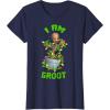 imageMarvel Christmas I Am Groot Cartoon TShirtNavy Blue