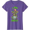imageMarvel Christmas I Am Groot Cartoon TShirtPurple Heather