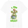 imageMarvel Christmas I Am Groot Cartoon TShirtWhite