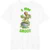 imageMarvel Christmas I Am Groot Cartoon TShirtWhite