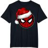imageMarvel Christmas SpiderMan Santa Hat TShirtBlack