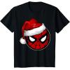 imageMarvel Christmas SpiderMan Santa Hat TShirtBlack