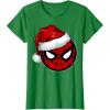 imageMarvel Christmas SpiderMan Santa Hat TShirtKelly Green