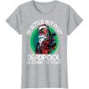 imageMarvel Deadpool Is Coming To Town Christmas TShirtHeather Grey