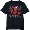 imageMarvel Deadpool Santa Hat Ugly Sweater Christmas TShirtBlack