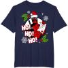 imageMarvel Deadpool Santa Naughty List Christmas Graphic TShirtNavy Blue