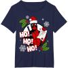 imageMarvel Deadpool Santa Naughty List Christmas Graphic TShirtNavy Blue