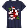 imageMarvel Deadpool Santa Naughty List Christmas Graphic TShirtNavy Blue