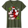 imageMarvel Deadpool Santa Naughty List Christmas Graphic TShirtOlive Green