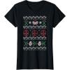imageMarvel Deadpool Weapons Ugly Christmas Sweater TShirtBlack