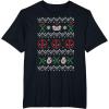 imageMarvel Deadpool Weapons Ugly Christmas Sweater TShirtBlack