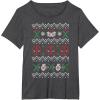 imageMarvel Deadpool Weapons Ugly Christmas Sweater TShirtDark Heather Grey