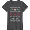 imageMarvel Deadpool Weapons Ugly Christmas Sweater TShirtDark Heather Grey