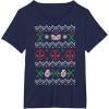 imageMarvel Deadpool Weapons Ugly Christmas Sweater TShirtNavy Blue